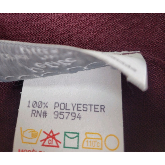 NWT VTG Leslie Belle Pleated Midi Dress Women's Size 10P Purple Plaid Tie Back - Picture 5 of 12